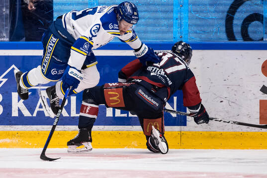 Leksands Emil Heineman och Linköpings Jesper Pettersson