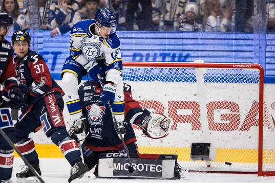 Leksands Emil Heineman gör 2-1