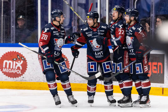 Linköpings Vilmos Gallo jublar