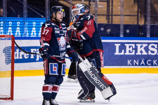 Linköpings Jesper Pettersson och Linköpings målvakt