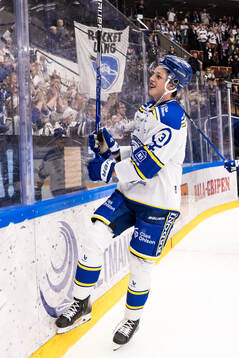 Leksands Anton Johansson jublar