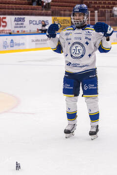 Leksands Oskar Lang utsedd till matchens krigare