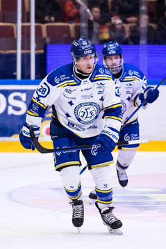 Leksands Justin Glenn Kloos jubel