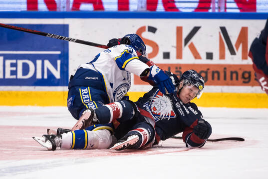 Leksands Jesper Kandergård och Linköpings Petrus Palmu