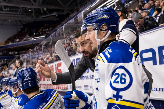 Leksands assisterande tränare Pär Styf och Leksands