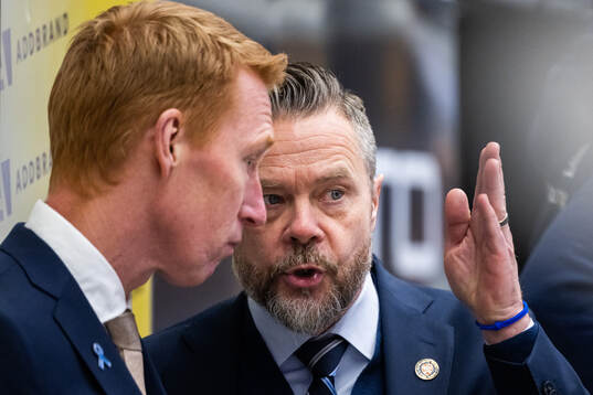 Växjös assisterande tränare Fredrik Hellgren