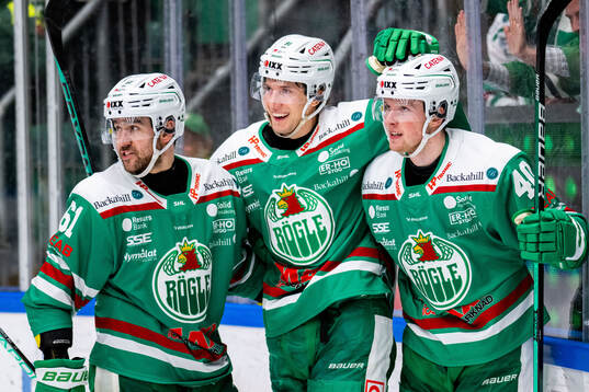 Rögles Ludvig Larsson, Adam Tambellini och Oskar