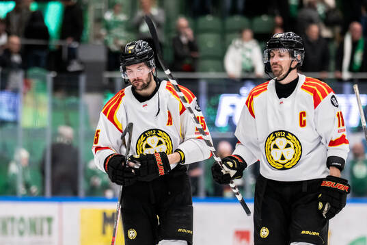 Brynäs Simon Bertilsson och Anton Rödin deppar