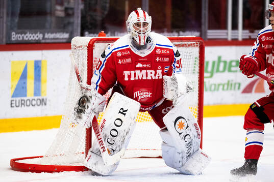 Timrås målvakt Jacob Johansson