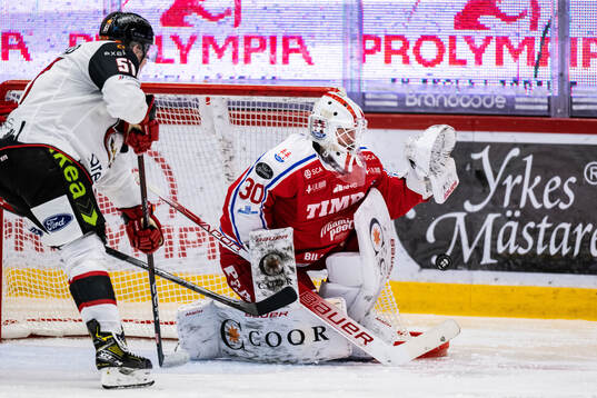 Timrås målvakt Jacob Johansson