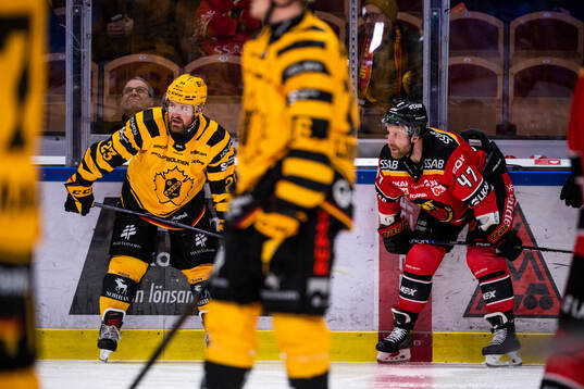 Skellefteås Adam Mascherin och Luleås Leo Komarov