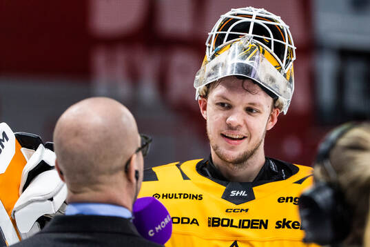Skellefteås målvakt Linus Söderström