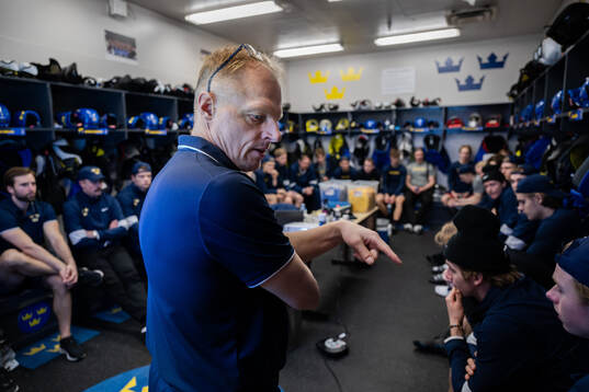 Magnus Hävelid, head coach of Sweden