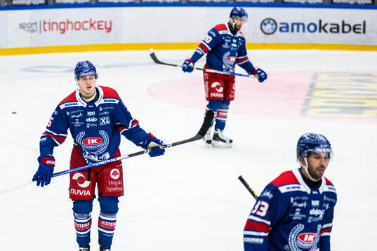 Oskarshamns Emil Lilleberg, Hynek Zohorna och Cameron Brace