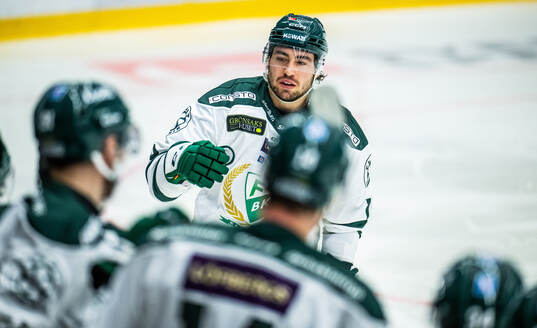 Färjestads Remi Elie jublar