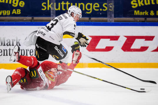 Almtunas Jesper Norbäck och Västerås Anton Eriksson