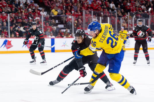 Tyson Hinds of Canada and Victor Stjernborg of Sweden