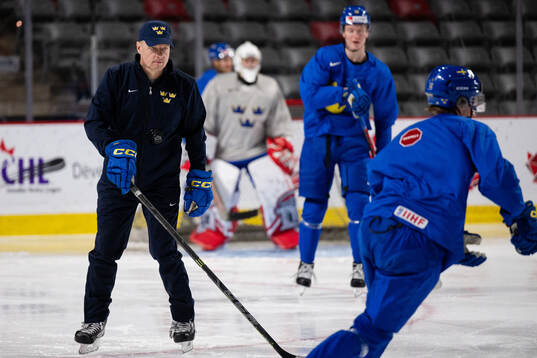 Magnus Hävelid, head coach of Sweden