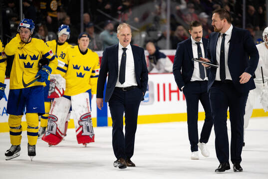 Magnus Hävelid, head coach, Pierre Johnsson, assistant