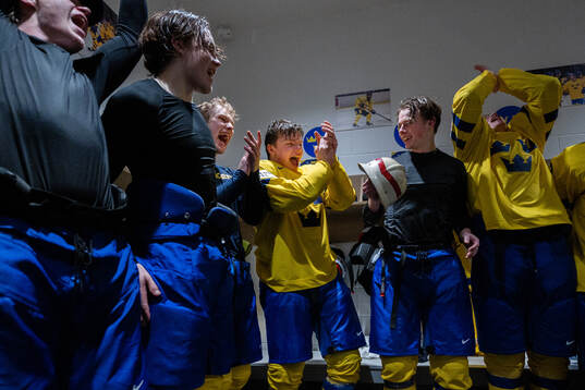 Victor Stjernborg of Sweden celebrates