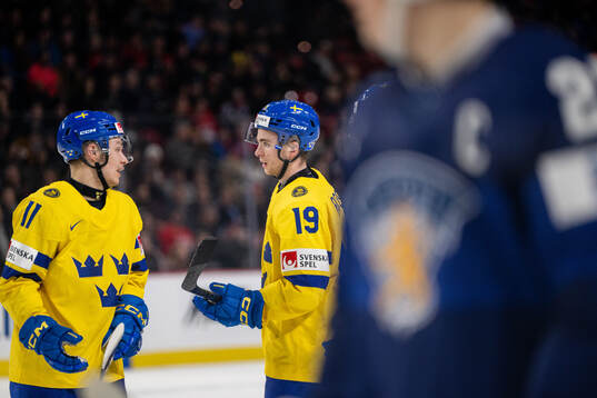 Fabian Lysell and Isak Rosén of Sweden