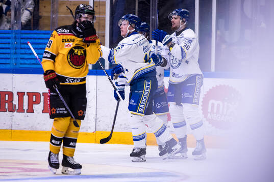 Leksands Kalle Östman jubel