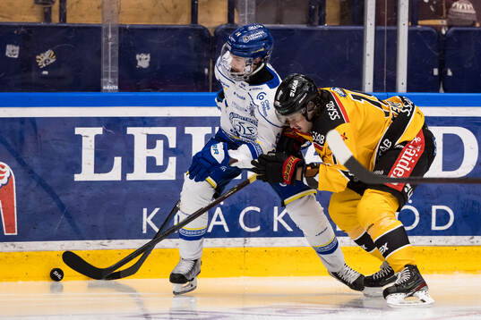 Leksands Oskar Lang och Luleås Mario Kempe