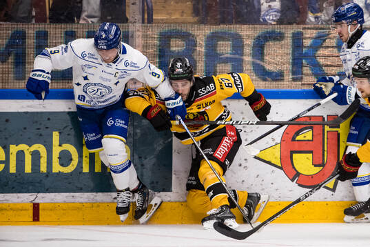 Leksands Patrik Zackrisson och Luleås Konstantin Komarek