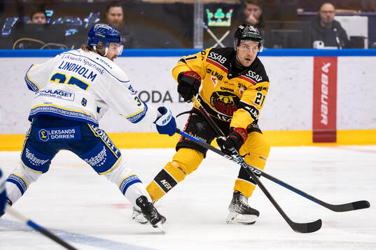 Luleås Juhani Tyrväinen och Leksands Anton Lindholm