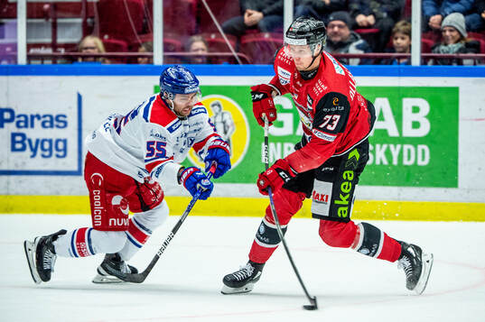 Malmö Redhawks Adam Ollas Mattsson mot Oskarshamns David