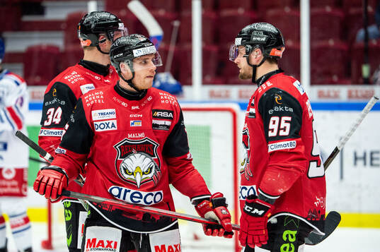 Malmö Redhawks Matias Lassen och Carl Persson