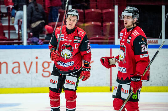 Malmö Redhawks Fredrik Händemark och Thomas Schemitsch