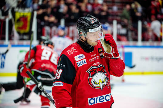 Malmö Redhawks Carl Söderberg deppar