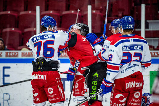 Oskarshamns Emil Lilleberg i bråk med Malmö Redhawks Emil