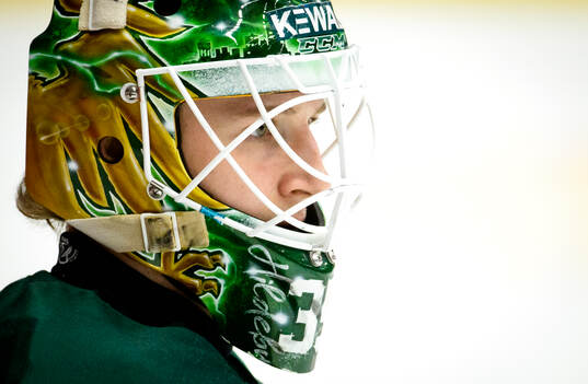 Färjestads målvakt Dennis Hildeby