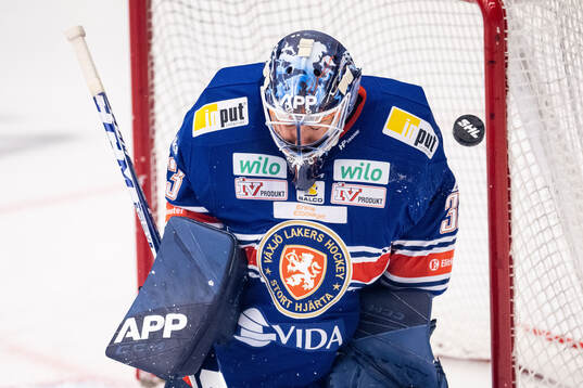 Växjös målvakt Emil Larmi