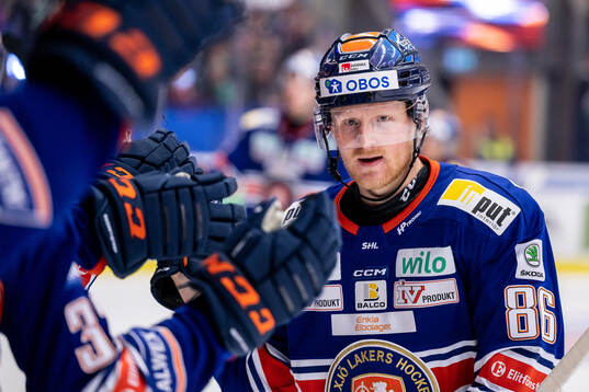Växjös Joachim Blichfeld jublar
