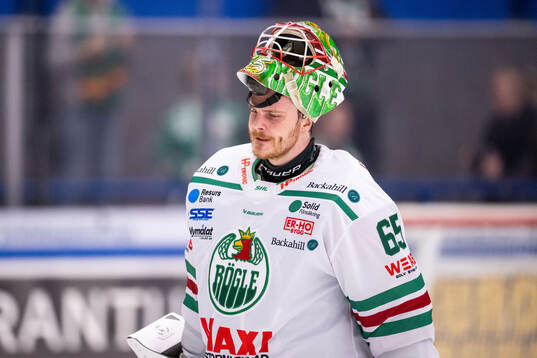 Rögles målvakt Christoffer Rifalk deppar