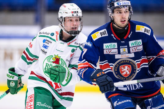 Rögles Felix Nilsson och Växjös Hardy Häman Aktell