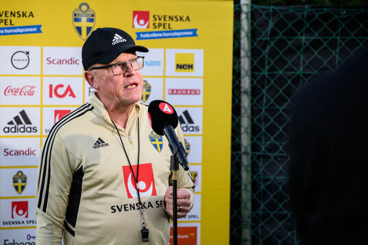head coach Janne Andersson of the Swedish national football
