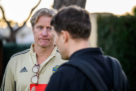team manager Stefan Pettersson of the Swedish national