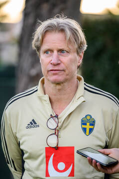 team manager Stefan Pettersson of the Swedish national