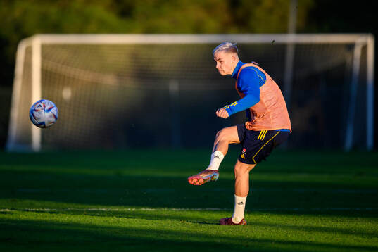 Jacob Ondrejka of the Swedish national football team at a
