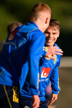 Hugo Larsson and Elias Andersson of the Swedish national