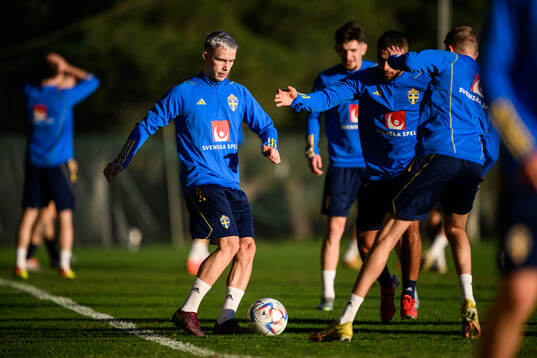 Jacob Ondrejka and Omar Faraj of the Swedish national