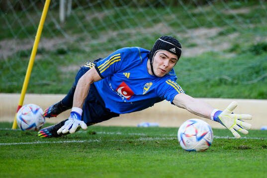 goalkeeper Jacob Widell Zetterström of the Swedish