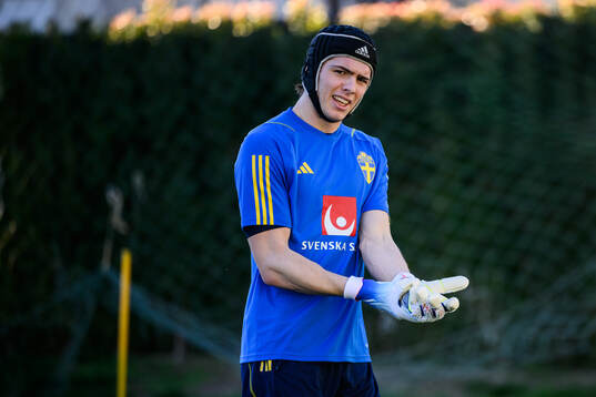 goalkeeper Jacob Widell Zetterström of the Swedish