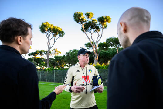 head coach Janne Andersson of the Swedish national football