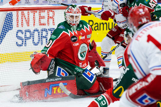 Frölundas målvakt Frederik Dichow