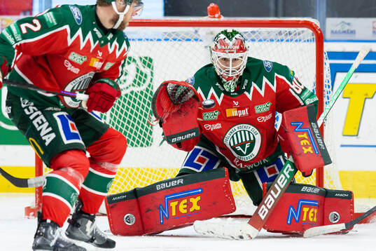 Frölundas målvakt Frederik Dichow